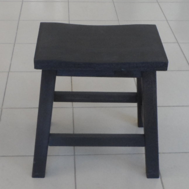 1090-黑檀木紋小板凳